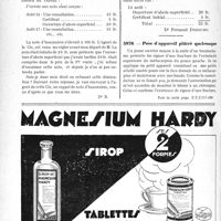 0457 - Page 456-X - Correspondance. Application du Tarif Fallières. Ouverture d’un abcès superficiel / Pose d’appareil plâtre quelconque