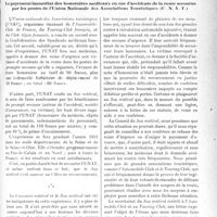 0458 - Page 457 - Propos du jour. Une expérience intéressante. Le payement immédiat des honoraires médicaux en cas d’accidents de la route secourus par les postées de l’Union Nationale des Associations Touristiques (U. N. A. T.) [J. Noir]