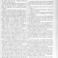 0466 - Page 465 - Partie scientifique. Travaux Originaux. Les fractures des membres dans la pratique journalière, (Conseils thérapeutiques), par M. Raphaël Massart. Les fractures articulaires et juxta-articulaires