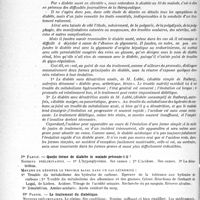0473 - Page 472 - Partie scientifique. Travaux Originaux. Le diabète sucré en clientèle, par le Dr G. Fischer