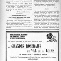 0503 - Page 500-XXXIV - Correspondance. Application du Tarif Fallières. Comment compter les fractions de kilomètre ? / Accidents du travail. Rejet d’accident pour faute inexcusable