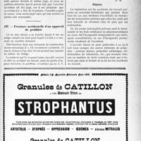 0504 - Page XXXV-501 - Correspondance. Accidents du travail. Rejet d’accident pour faute inexcusable / Fracture accidentelle d’un appareil de prothèse