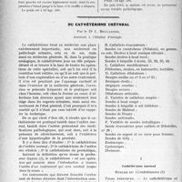 0529 - Page 526 - Partie Scientifique. Travaux Originaux. Sur quelques observations de tuberculose, en particulier de tuberculose infantile, traitées par le sérum de Jousset, par M. Jean Longchampt / Du cathétérisme uréthral, par le Dr L. Boulanger