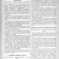 0541 - Page 538 - Partie Scientifique. L'Actualité Scientifique. Les Sociétés Savantes. Paris. Sur les dangers possibles des installations radiographiques, (Académie de médecine ; 23-12-1930.) / Le traitement chimique des farines, (Académie de médecine ; 23-12-1930.) / Réactions de la vaccine et encéphalite poste-vaccinale, (Académie de médecine ; 2-12-1930.)