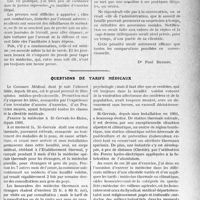 0554 - Page 551 - Partie Professionnelle, Hygiène, Assistance, Mutualité, Intérêts corporatifs, Variétés. Travaux Originaux. L’Actualité Professionnelle. Sages-femmes et assurances sociales [Dr Paul Boudin] / Questions de tarifs médicaux [Dr Roux]
