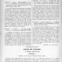 0563 - Page 560 - Partie Professionnelle, Hygiène, Assistance, Mutualité, Intérêts corporatifs, Variétés. Travaux Originaux. La page sans médecine / Autour des théâtres. Au Théâtre Saint-Georges. « Décalage », Comédie en 3 actes de Monsieur Denys Amiel