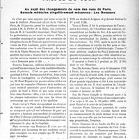 0598 - Page 595 - Propos du jour. Au sujet des changements du nom des rues de Paris. Savants médecins singulièrement méconnus : Les Demours [J. Noir]