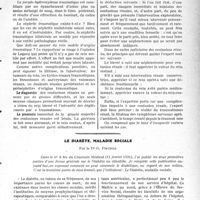 0606 - Page 603 - Partie Scientifique. Travaux Originaux. Les contusions du rein. Signes, Complications et traitement, par le Dr P. Marsan / Le diabète, maladie sociale, par le Dr G. Fischer