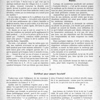 0625 - Page 622 - Partie Professionnelle, Hygiène, Assistance, Mutualité, Intérêts corporatifs, Variétés. Travaux Originaux. Assurances sociales. Médecins rabaisiens / Certificat pour assuré facultatif [Dr Paul Boudin]