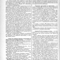0649 - Page 646 - Partie Professionnelle, Hygiène, Assistance, Mutualité, Intérêts corporatifs, Variétés. Reportage Professionnel. Nouvelles et Informations. VIIe Congrès national de la tuberculose de Bordeaux / Congrès des médecins aliénistes et neurologistes de France et des pays de langue française / Dispensaire anti-vénérien de Saint-Lazare / Agences P.L.M. de tourisme en Corse