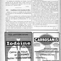 0657 - Page 654-LXX - Correspondance. Fiscalité. Patente en cas de changement de domicile / Conditions de la taxation d’office