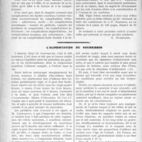 0689 - Page 686 - Partie Scientifique. Travaux Originaux. Bibliographie. Conférences de clinique chirurgicale pratique, J.-P. Tourneux / L’alimentation du nourrisson [E.-D. Gaston]