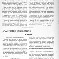 0690 - Page 687 - Partie Scientifique. Travaux Originaux. L’alimentation du nourrisson [E.-D. Gaston] / L’Actualité Scientifique. La Presse. Traitement des septicémies puerpérales [(Revue française de gynécologie et d'obstétrique, septembre 1930.)] / Les hyperthyroïdies [(La Médecine, juillet 1930.)] / La valeur pronostique des variations de poids chez les tuberculeux pulmonaires [(La Presse médicale, 3 septembre 1930.)]