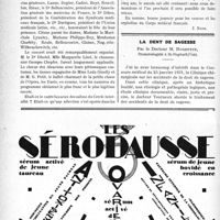 0727 - Page 724-LXIV - A travers l’officiel. Le cinquième bal de la médecine française / La dent de sagesse