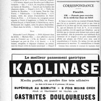 0731 - Page 728-LXVIII - A travers l’officiel. Société médicale du littoral méditerranéen. Ve Voyage médical de Pâques sur la Côte d’Azur avec excursions en Corse dans les Alpes et en Italie / Correspondance. Fiscalité. Patente pour exercice de la médecine dans un hôtel