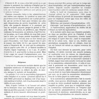 0780 - Page 777 - Partie Professionnelle, Hygiène, Assistance, Mutualité, Intérêts corporatifs, Variétés. Travaux Originaux. Assurances sociales. Médecins de laboratoire [Dr Paul Boudin] / Honoraires médicaux d’hospitalisation [Dr Paul Boudin]