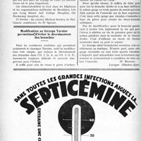 0807 - Page 804-LXVIII - A travers l’officiel. Les médecins nord américains et canadiens, propagandistes de nos stations thermales et climatiques / Modification au forceps Tarnier permettant d’éviter le décroisement des branches