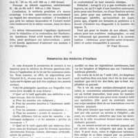 0853 - Page 850 - Partie Professionnelle, Hygiène, Assistance, Mutualité, Intérêts corporatifs, Variétés. Travaux Originaux. Assurances sociales. Faut-il être spécialiste pour être payé pour un forceps, ou une réduction de fracture ? [Dr Paul Boudin] / Honoraires des médecins d'hôpitaux