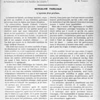 0858 - Page 855 - Partie Professionnelle, Hygiène, Assistance, Mutualité, Intérêts corporatifs, Variétés. Travaux Originaux. Assurances sociales. A travers la presse sociale [Dr M. Vimont] / Mutualité familiale. L'opinion d’un profane [A. Gassot]