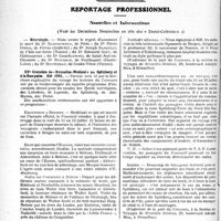 0869 - Page 866 - Partie Professionnelle, Hygiène, Assistance, Mutualité, Intérêts corporatifs, Variétés. Hôpitaux de l’assistance publique de Paris. Enseignement, concours, avis divers / Reportage Professionnel. Nouvelles et Informations. Nécrologie [Dr Bortnowsky, Dr Pierre Dupin, Dr Joseph Basquiat, Dr Edouard Giry, Dr Chmiélewski, Dr Rouchon, Dr Boutineau]