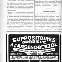0871 - Page 868-LVI - A travers l’officiel. Réponses des Ministres aux questions des Parlementaires. Allocations d’allaitement / Paiement des prestations en nature / Périodes d'instruction