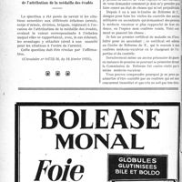 0875 - Page 872-LX - A travers l’officiel. Le doctorat en médecine et les chirurgiens-dentistes / Correspondance. Citations accordées à l’occasion de l’attribution de la médaille des évadés / Questions médico-militaires. Contrôle par les médecins vacateurs des centres de réforme