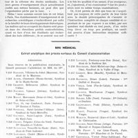 0928 - Page 925 - Partie Professionnelle, Hygiène, Assistance, Mutualité, Intérêts corporatifs, Variétés. Mutualité familiale. La vie du médecin, Paul Le Gendre / Sou médical. Extrait analytique des procès-verbaux du Conseil d'administration