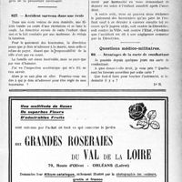 0936 - Page XLV-933 - Correspondance. Honoraires de droit commun. Accouchement d’une fille-mère mariée par la suite / Accident survenu dans une école / Questions médico-militaires. Avantages de la carte de combattant