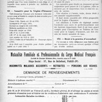 0937 - Page 934-XLVI - Correspondance. Questions médico-militaires. Avantages de la carte de combattant / Annuités pour la Légion d’honneur / Droit à la pension d’ascendant