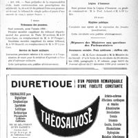 0952 - Page XIII-949 - A travers l’officiel. Code du travail / Tribunaux des pensions / Service de Santé militaire / Assurances sociales / Légion d’honneur / Hygiène publique / Réponses des Ministres aux questions des Parlementaires. Assurances sociales. Frais médicaux ; chiffres clés