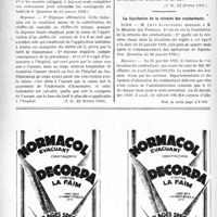 0953 - Page 950-XIV - A travers l’officiel. Réponses des Ministres aux questions des Parlementaires. Assurances sociales. Frais médicaux ; chiffres clés / L’agrégation de médecine est un titre et non un grade / La liquidation de la retraite des combattants