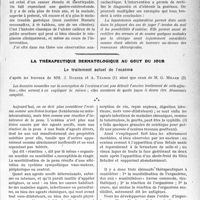 0966 - Page 963 - Partie Scientifique. Travaux Originaux. Sur la laparotomie exploratrice pour le cancer gastrique présume ou diagnostiqué, par A. Chauvenet / La thérapeutique dermatologique au goût du jour. Le traitement actuel de l’eczéma, d’après les travaux de MM. J. Darier et A. Tzanck ainsi que ceux de M. G. Milian