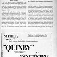 1020 - Page XIII-1017 - A travers l’officiel. Sanatoriums publics / Réponses des Ministres aux questions des Parlementaires. Prix des consultations dans les hôpitaux pour les assurés sociaux / Cas d’un assuré social malade qui continue à toucher son salaire