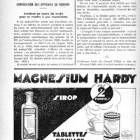 1075 - Page 1072-LXIV - A travers l’officiel. Réponses des Ministres aux questions des Parlementaires. Subventions à un comité antituberculeux / Convocation des officiers de réserve. Accident au cours du trajet pour se rendre à une convocation