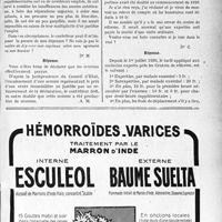 1084 - Page LXXIII-1081 - Correspondance. Fiscalité. Vente d’immeubles, Déclaration du revenu / Questions médico-militaires. Honoraires des experts des centres de réforme