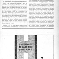 1094 - Page XI-1091 - Dernières nouvelles. Assistance publique / Réponses des Ministres aux questions des Parlementaires. Sur l’obligation de la vaccination antidiphtérique