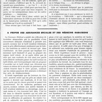 1136 - Page 1133 - Partie professionnelle, Hygiène, Assistance, Mutualité, Intérêts corporatifs, Variétés. Travaux Originaux. Loi des pensions. De la certitude médicale devant les juges. 2e partie : La Tuberculose, par le Dr. J. Camescasse / A propos des assurances sociales et des médecins rabaisiens [Dr Houssiaux]