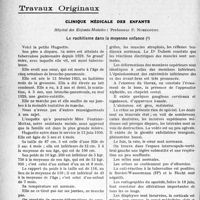 1177 - Page 1174 - Partie scientifique. Travaux Originaux. Clinique médicale des enfants, Hôpital des Enfants-Malades : Professeur P. Nobécourt. Le rachitisme dans la moyenne enfance