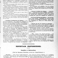 1224 - Page 1221 - Partie professionnelle, Hygiène, Assistance, Mutualité, Intérêts corporatifs, Variétés. Hôpitaux de l’assistance publique de Paris. Enseignement, concours, avis divers / Reportage professionnel. Nouvelles et Informations, (Voir les Dernières Nouvelles en tête des « Demi-Colonnes »). Nécrologie. [Dr. Bruyère, Dr. G. Cueille, Dr. Bleuzé] / Le banquet annuel de la Jeune Umfia