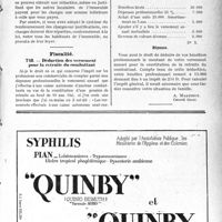 1228 - Page LXV-1225 - Correspondance. Baux et Locations. Prorogation. Charges / Fiscalité. Déduction des versements pour la retraite du combattant