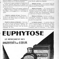 1242 - Page VII-1239 - Dernières nouvelles. Académie de médecine / Noms de médecins donnés à des rues et squares de Paris / Faculté de médecine de Lyon / Faculté de médecine de Marseille / École de perfectionnement des officiers de réserve du Service de santé de la région de Paris / Hôpitaux de Lyon / Hôpital de Versailles / Le Caducée normand