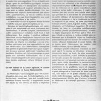 1268 - Page 1265 - Partie scientifique. L’Actualité Scientifique. La Presse. Le traitement des infections urinaires à colibacilles par le bactériophage [(Paris Médical 18 oct. 1930.)] / La cure radicale de la hernie inguinale, et l’oeuvre initiatrice de Lucas-Championnière [(Journal de Médecine et de chirurgie pratiques. 25 oct. 1930.)]