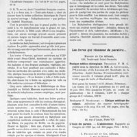 1278 - Page 1275 - Partie scientifique. L’Actualité Scientifique. Les Livres. Nabuchodonosor et le triomphe de Babylone, par G. R. Tabouis, Payot, éditeur, Paris / Les livres qui viennent de paraître…