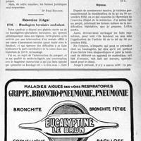 1302 - Page LXIII-1299 - Correspondance. Syndicats. Mise à l’index d’un non-syndiqué, Publicité / Exercice illégal. Bandagiste herniaire ambulant