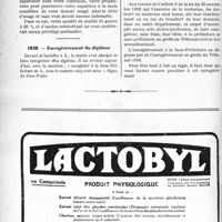 1313 - Page 1310-LXXIV - Correspondance. Baux et Locations. Congé pour démolition et reconstruction / Enregistrement du diplôme