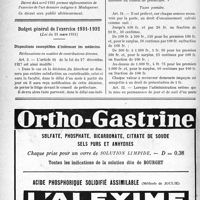 1321 - Page 1318-X - A travers l'officiel. Accidents du travail / Exercice de l’art dentaire / Budget général de l'exercice 1931-1932. Dispositions susceptibles d’intéresser les médecins
