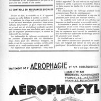 1325 - Page 1322-XIV - A travers l'officiel. Budget général de l'exercice 1931-1932. Dispositions susceptibles d’intéresser les médecins / Le contrôle en assurances sociales