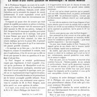 1326 - Page 1323 - Propos du jour. Le réveil d’une vieille question de déontologie : le secret médical [J. Noir]