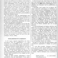1343 - Page 1340 - Partie scientifique. L'Actualité Scientifique. La Presse. Les hémorragies de la ménopause [(Journ. de méd. et de chir. pratiques, 10 nov. 1930.)] / Action paradoxale de la scopolamine [(Liège Médical, 30 novembre 1930.)] / Traitement de l’acné. Technique personnelle [(Paris médical, 6 décembre 1930.)]