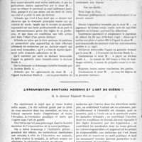 1361 - Page 1358 - Partie professionnelle, Hygiène, Assistance, Mutualité, Intérêts corporatifs, Variétés. Travaux Originaux. Accidents du travail. Accidents du travail, frais pharmaceutiques, appel du médecin en garantie / L’organisation sanitaire moderne et l’art de guérir, M. le Docteur Raphaël Massart